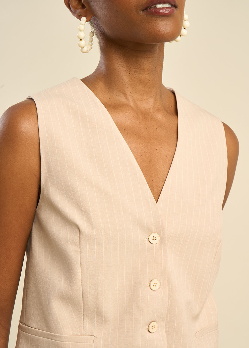 Veston de tailleur à rayures - Sud Express - 2 - Sud Express