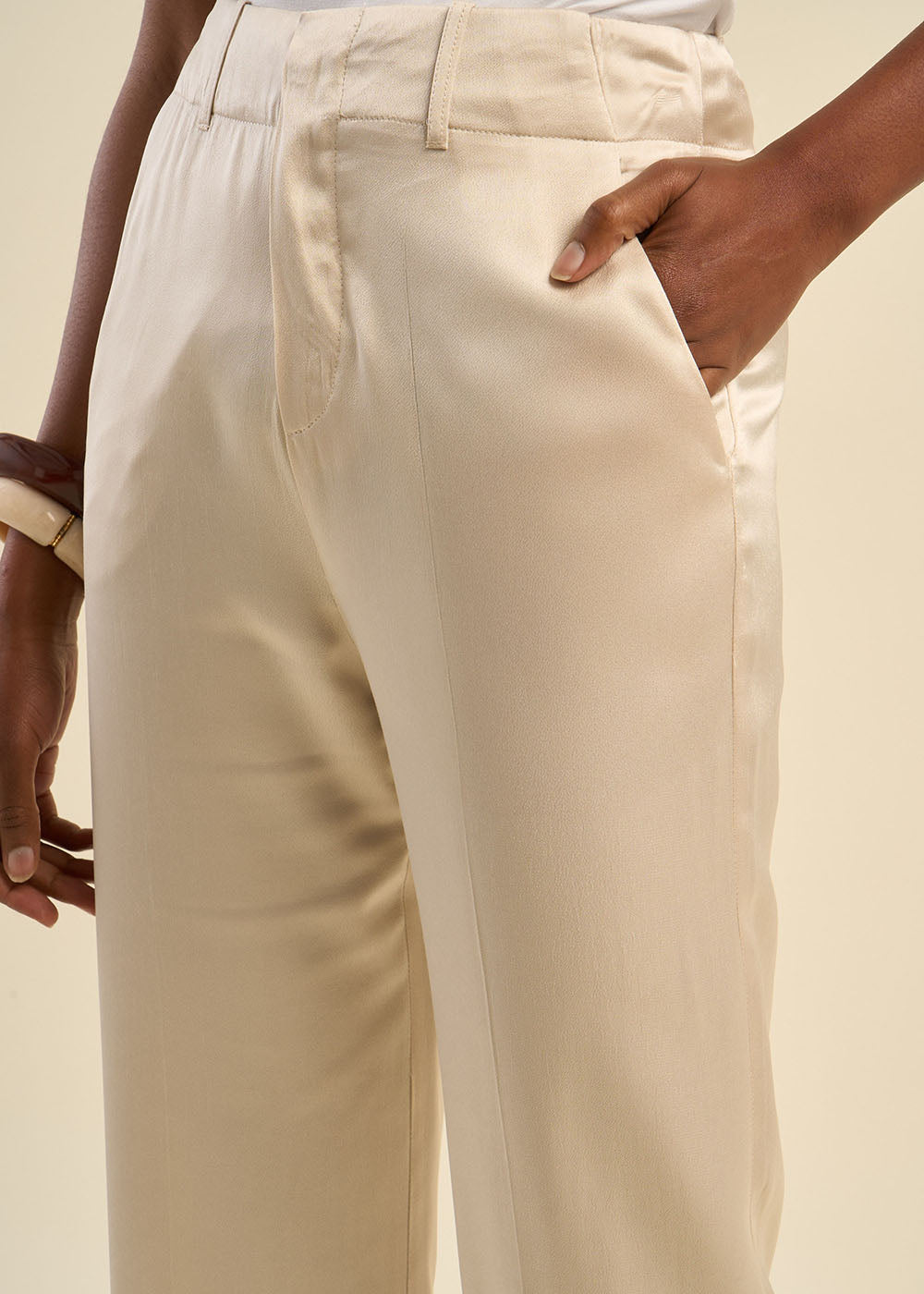 PATY Pantalon satiné - 2 - Sud Express - Sud Express