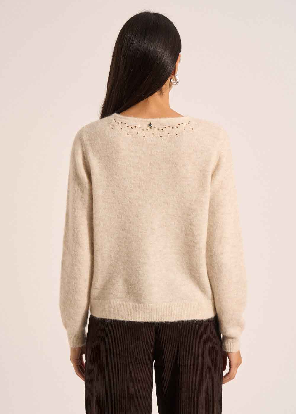 GELO Gilet avec des boutons ronds et des manches longues - 3 - Sud Express - Sud Express