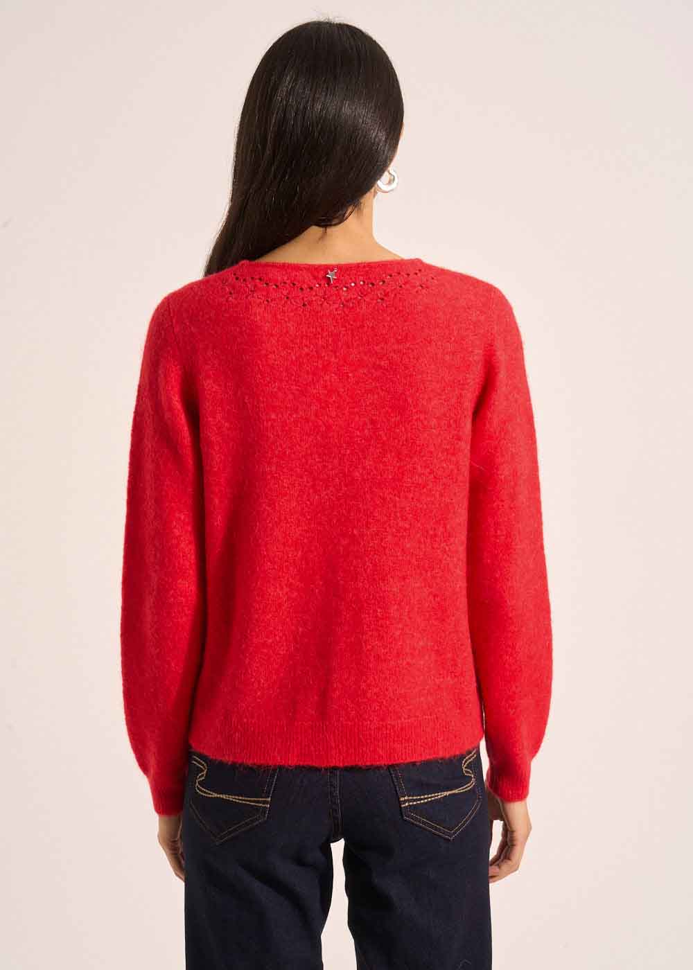 GELO Gilet avec des boutons ronds et des manches longues - 3 - Sud Express - Sud Express