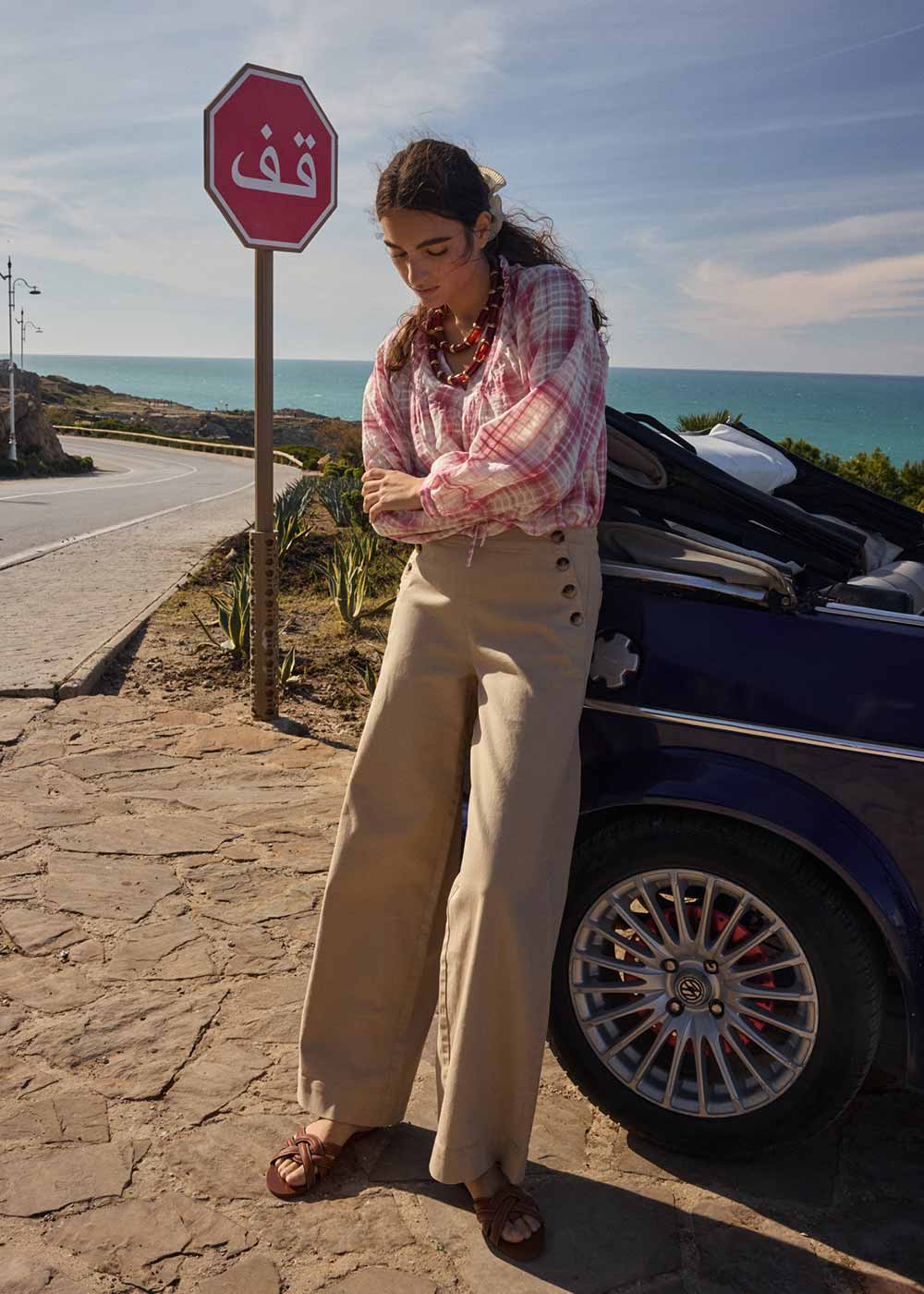 Pantalon droit à pont - Sud Express - 1 - Sud Express