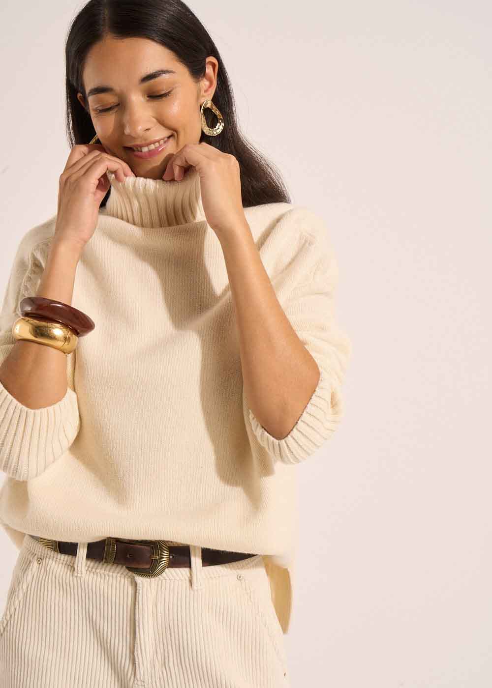 MAJOYA Pull col roulé en laine - 1 - Sud Express - Sud Express