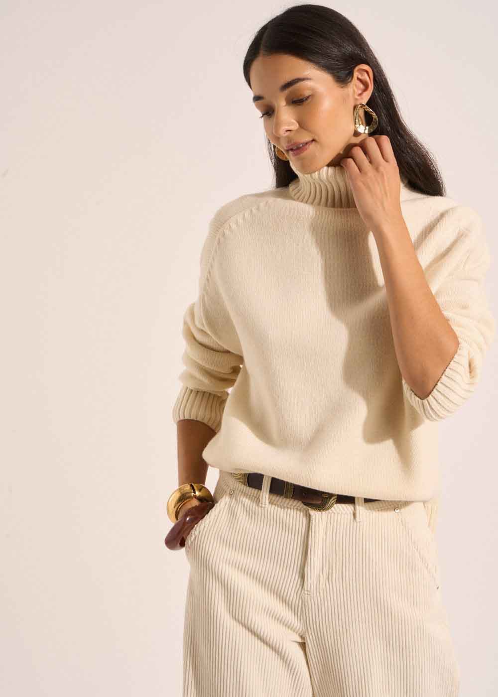 Pull col roulé en laine - Sud Express - 6 - Sud Express