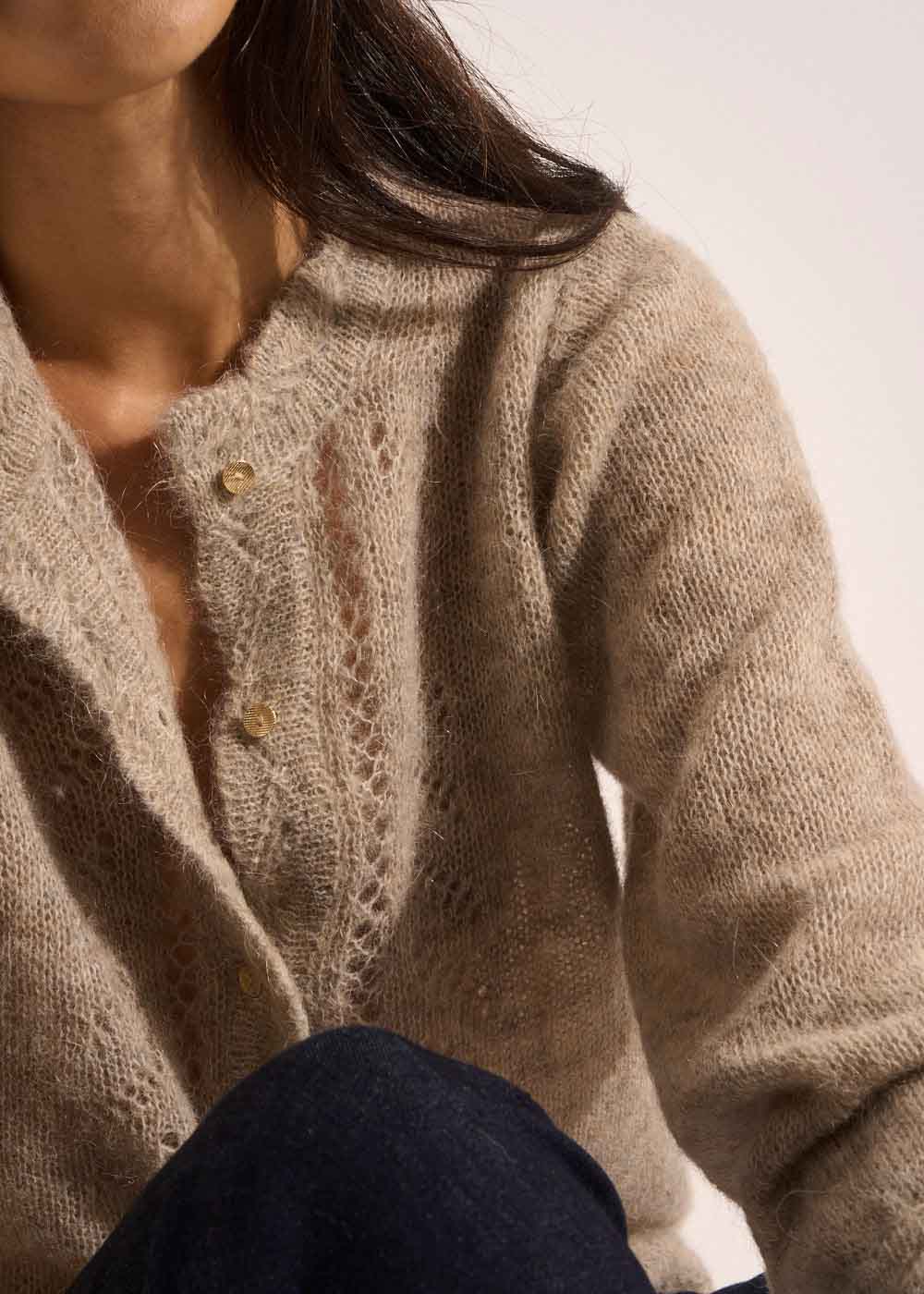 GARTIK Gilet détails dentelle - 2 - Sud Express - Sud Express