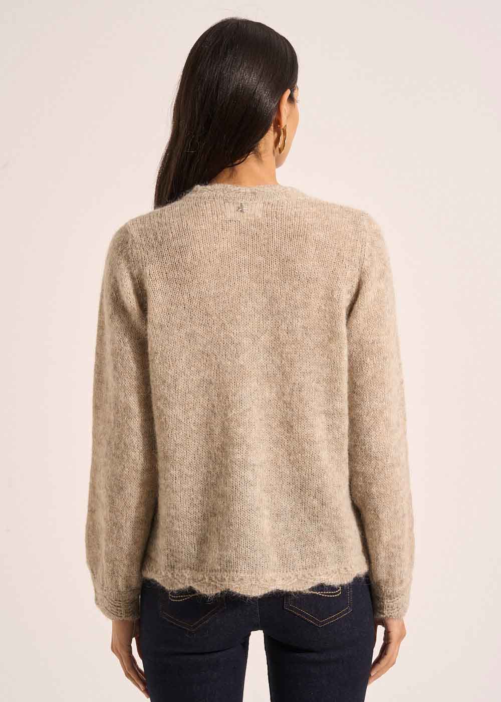 GARTIK Gilet détails dentelle - 3 - Sud Express - Sud Express