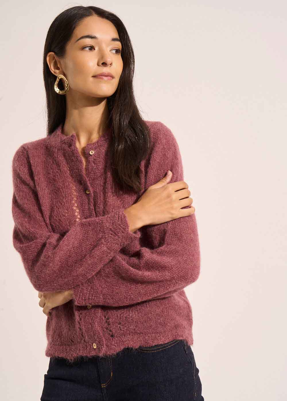 Gilet détails dentelle - Sud Express - 5 - Sud Express