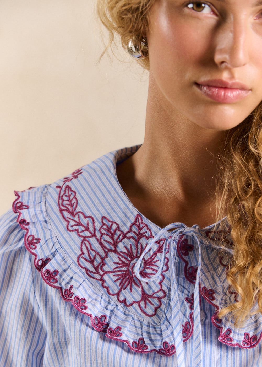 CHARLIZOU Chemise col claudine - 2 - Sud Express - Sud Express