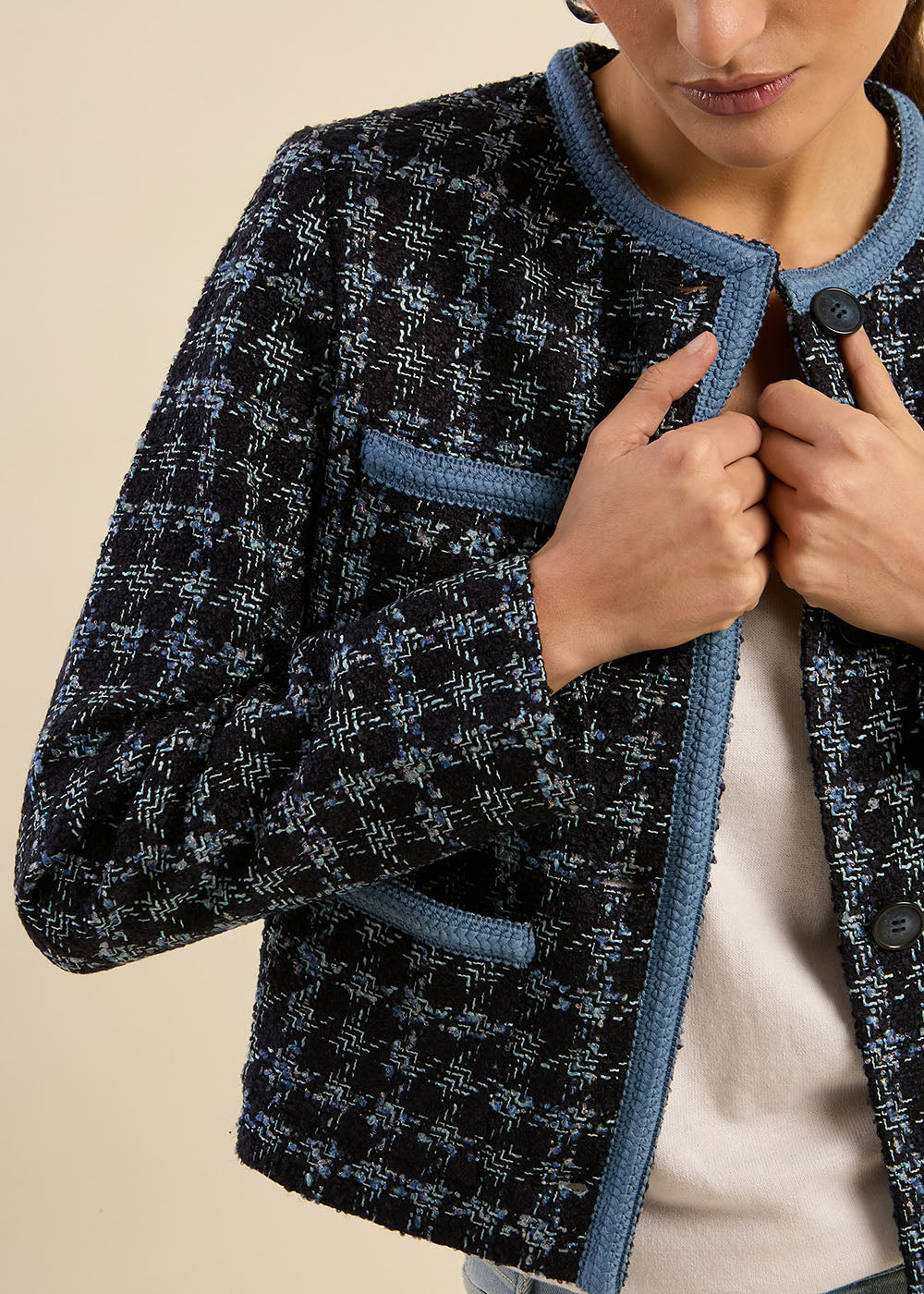 VASSIONALY Veste courte en tweed - 2 - Sud Express - Sud Express