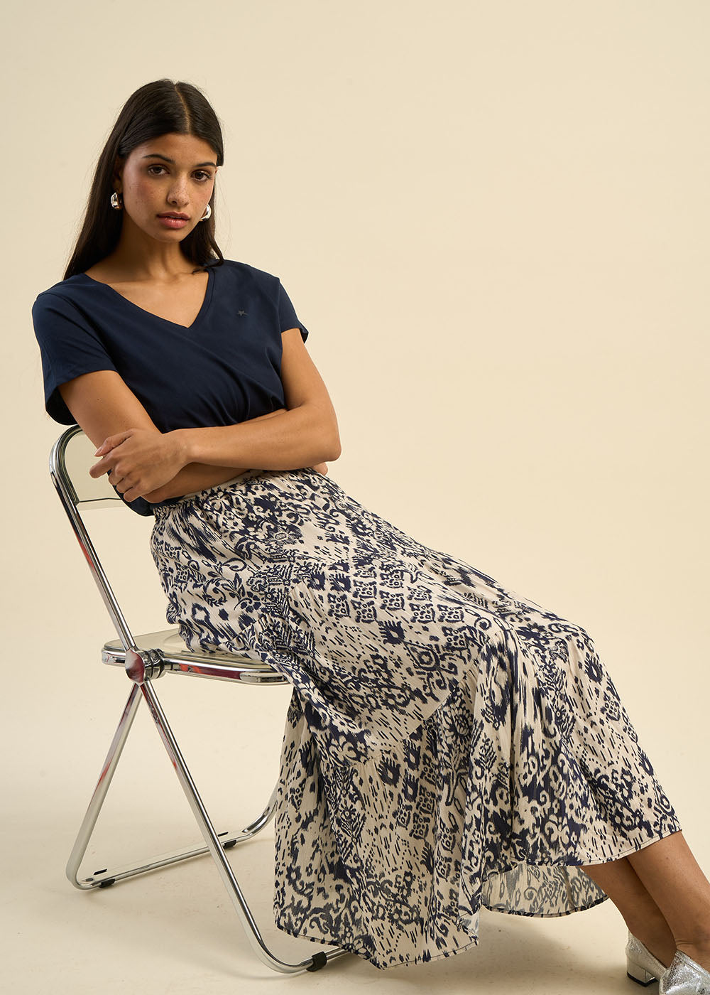 Jupe longue imprimée bohème - Sud Express - 5 - Sud Express