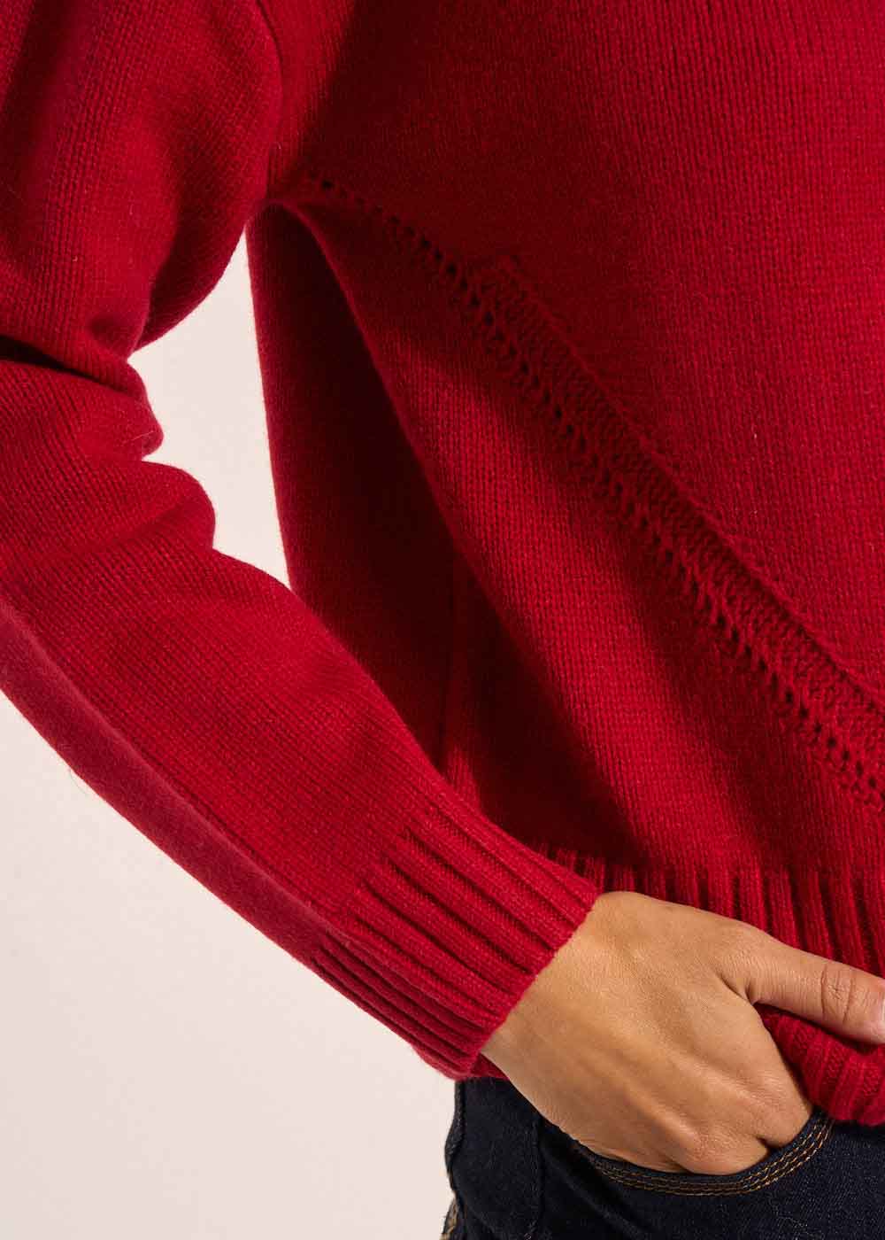 MAEVY Pull col rond à détails - 4 - Sud Express - Sud Express