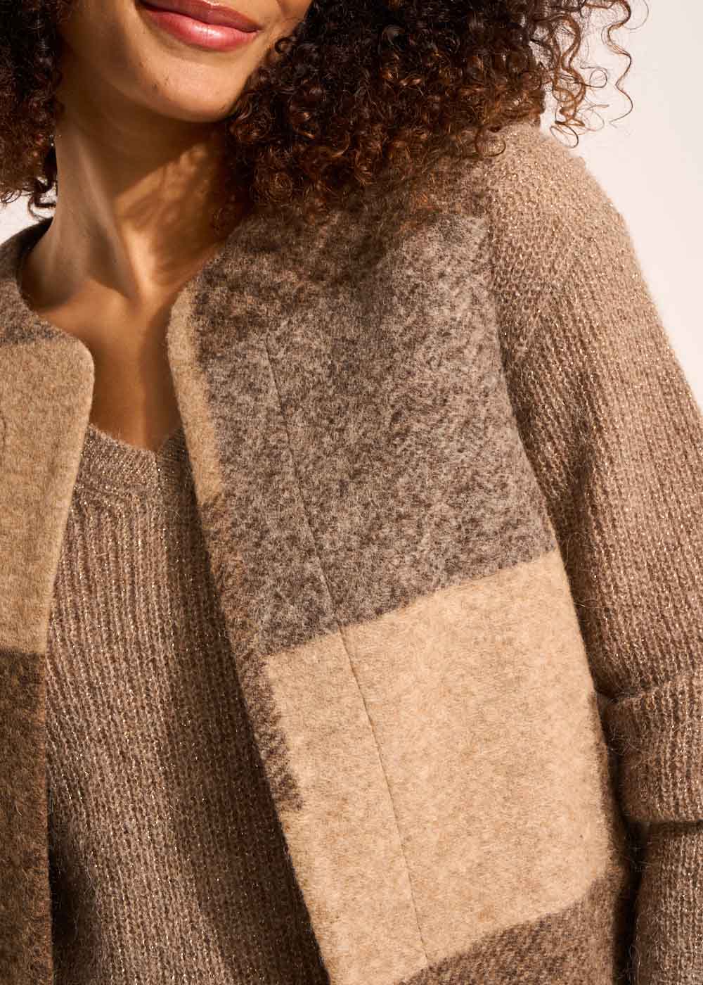 GATILDE Gilet sans manches motif patchwork - 2 - Sud Express - Sud Express