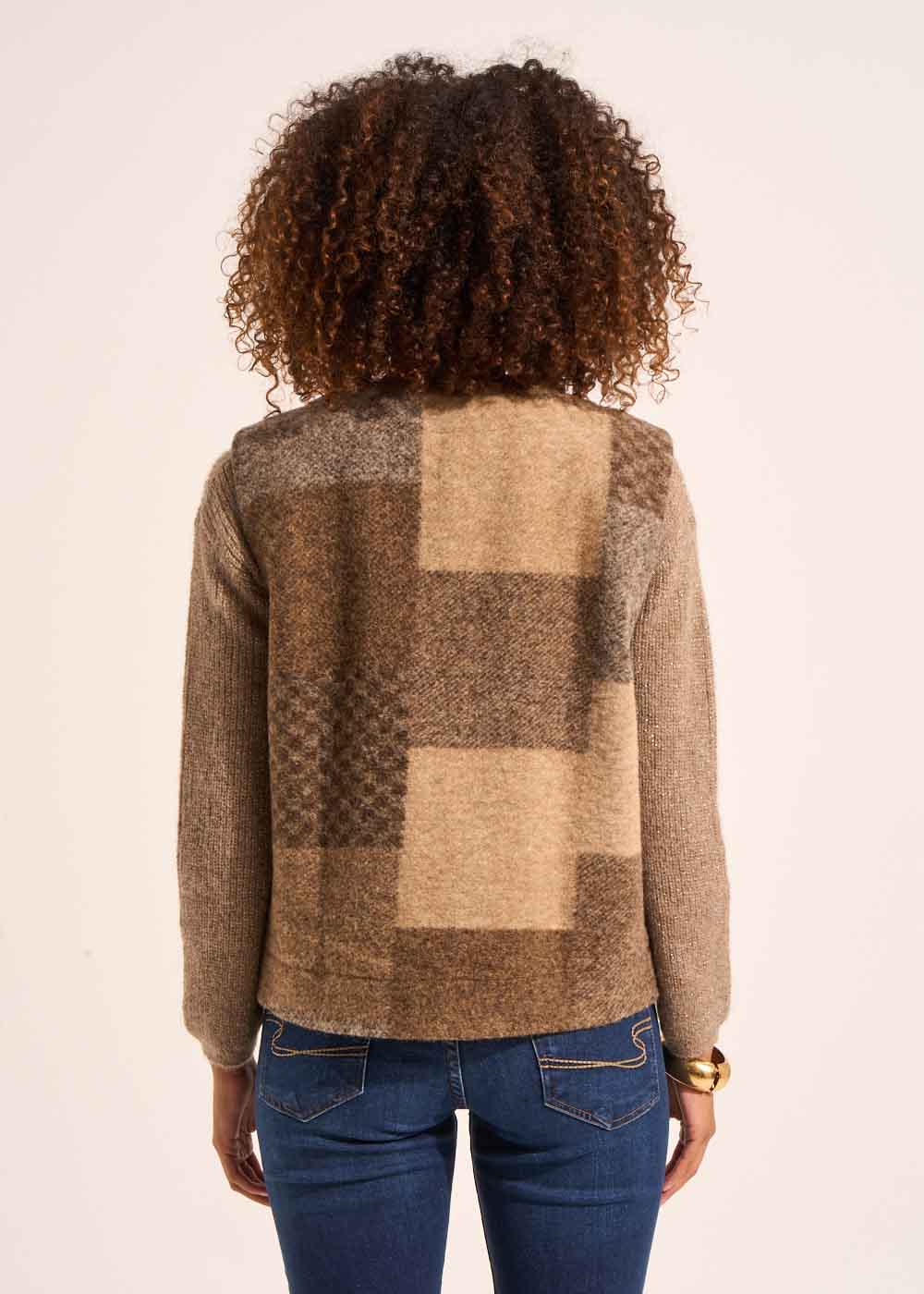 GATILDE Gilet sans manches motif patchwork - 3 - Sud Express - Sud Express