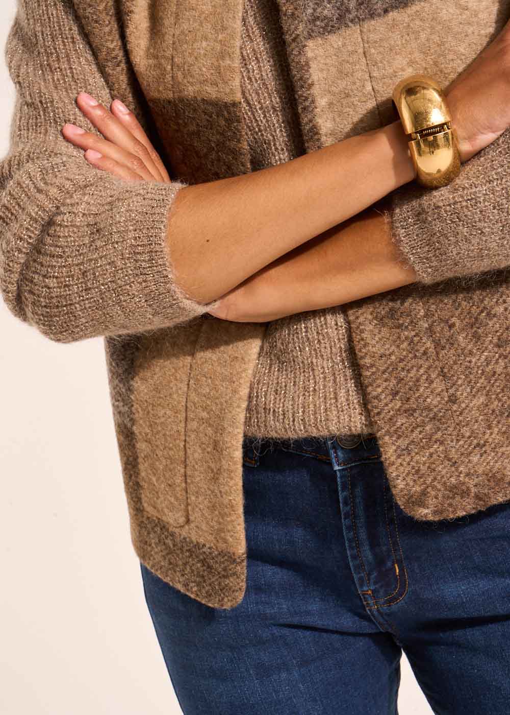 GATILDE Gilet sans manches motif patchwork - 4 - Sud Express - Sud Express