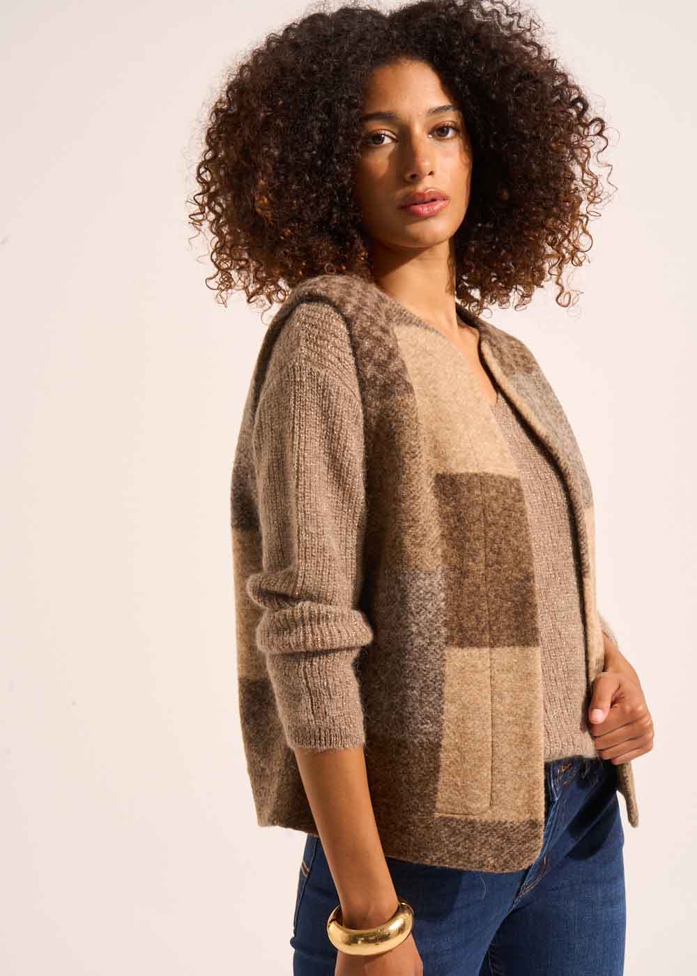 Gilet sans manches motif patchwork - Sud Express - 5 - Sud Express