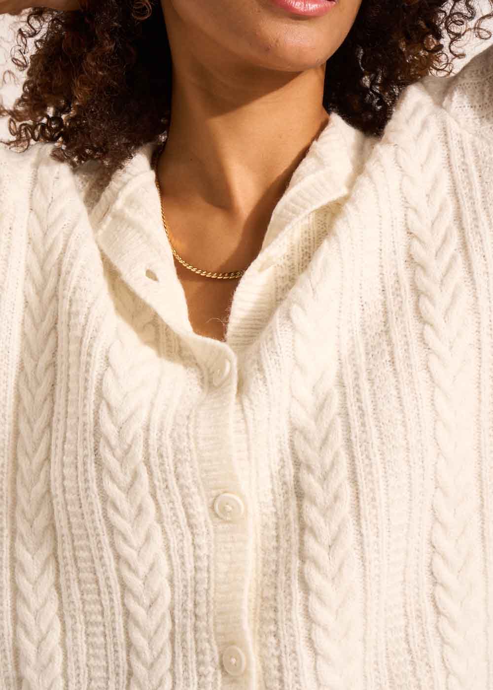 GILIOU Gilet court à col rond - 2 - Sud Express - Sud Express