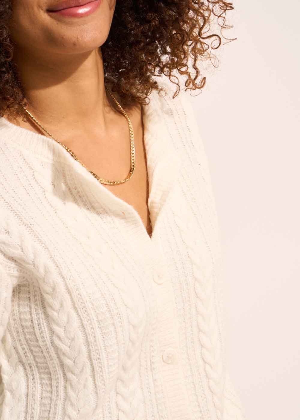 GILIOU Gilet court à col rond - 4 - Sud Express - Sud Express