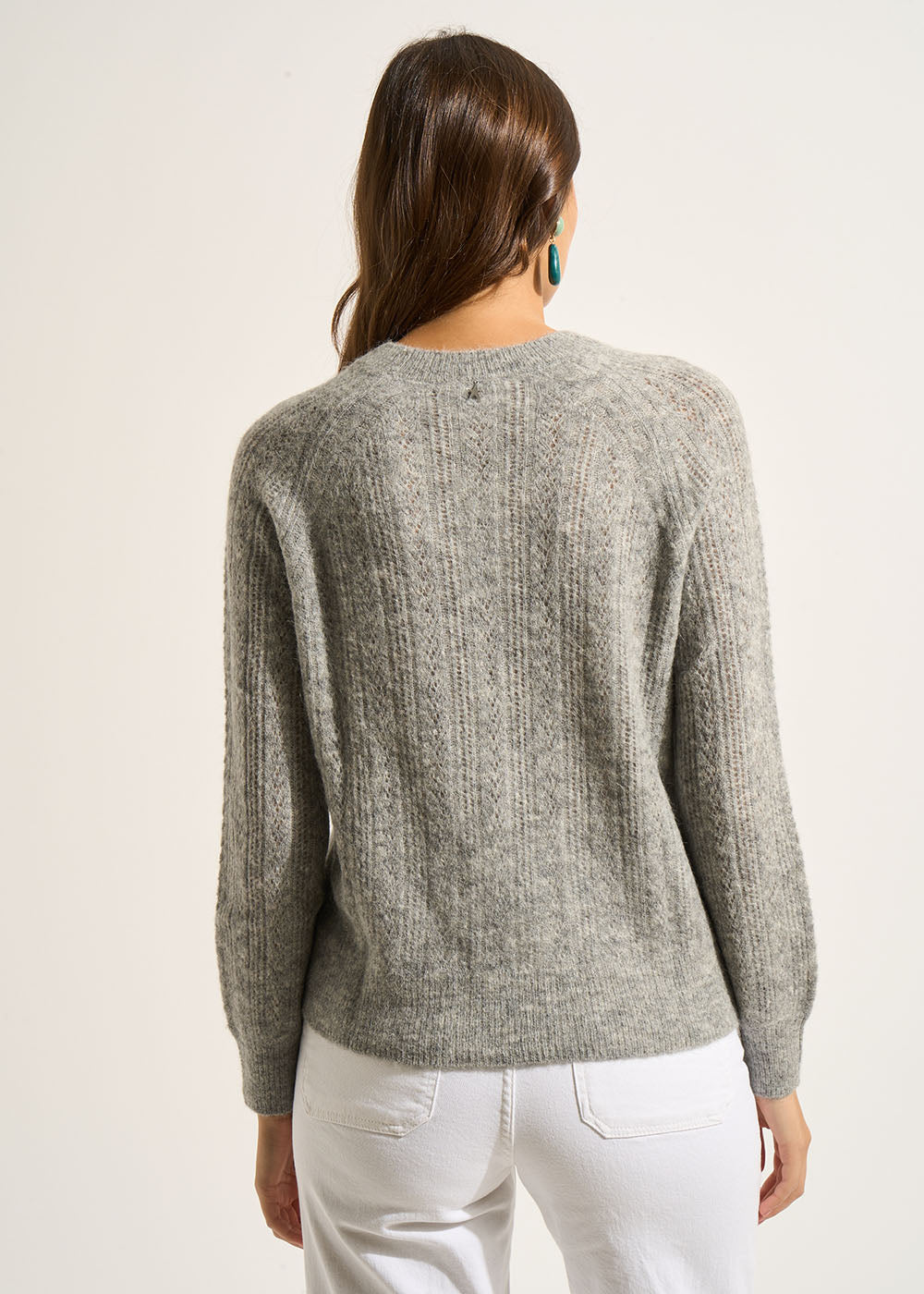 MALICIA Pull col rond avec manches raglan larges - 3 - Sud Express - Sud Express