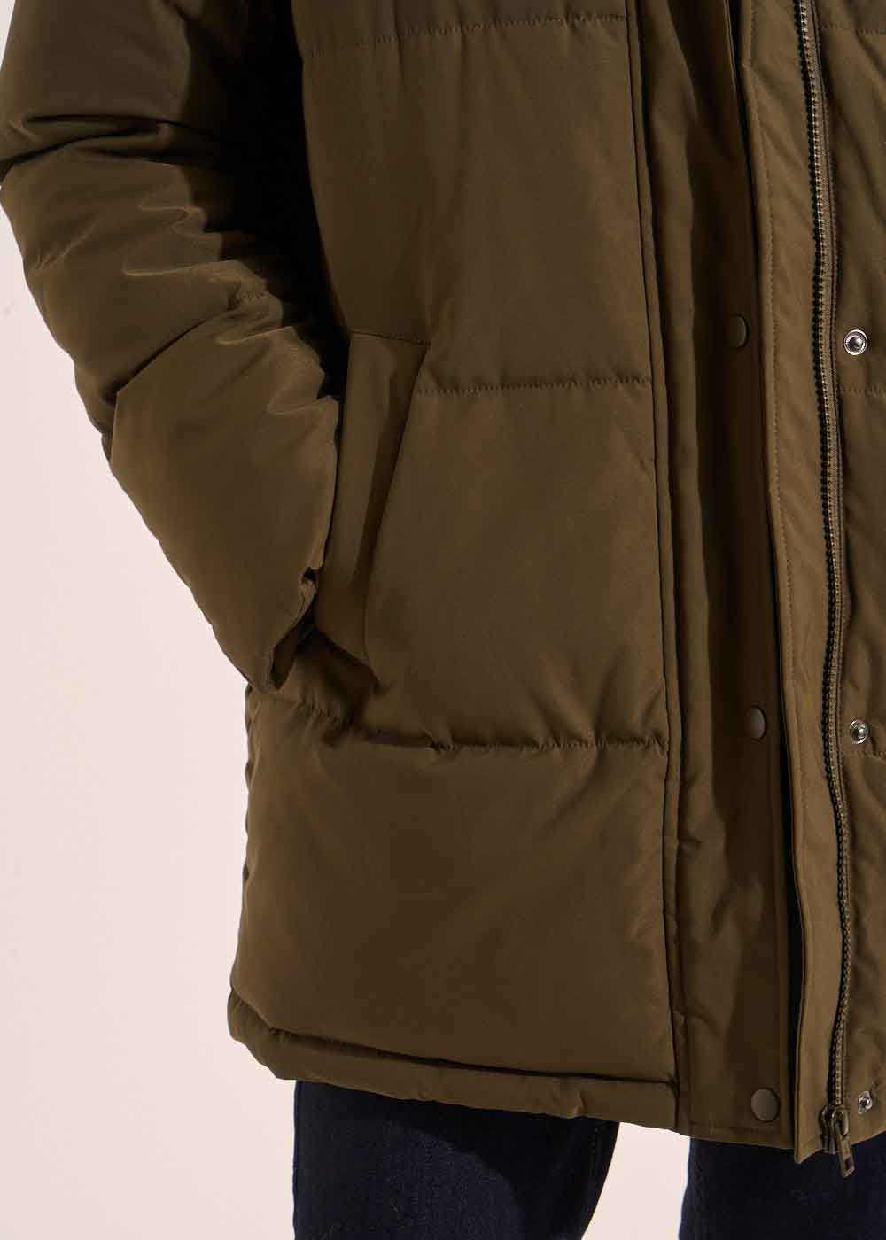 Doudoune irisée mi cuisse avec capuche amovible - Sud Express - 5 - Sud Express