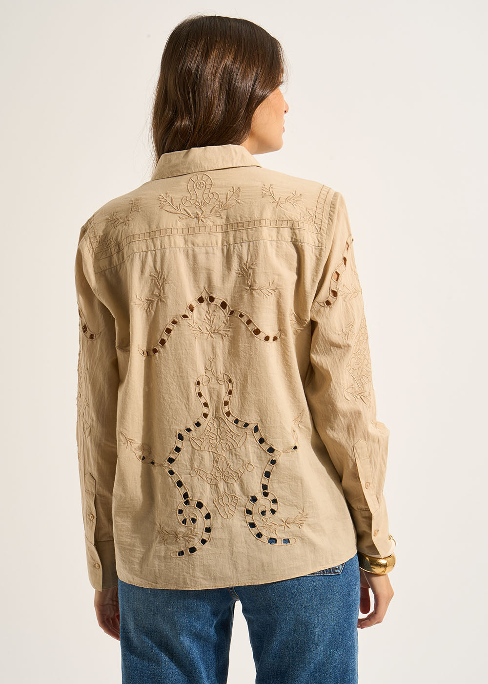 CORELIA Chemise brodée à manches longues - 3 - Sud Express - Sud Express