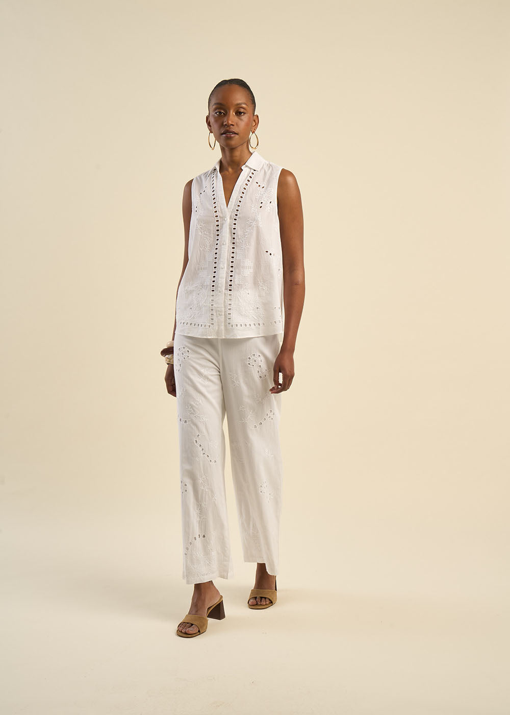 Pantalon brodé - Sud Express - 1 - Sud Express