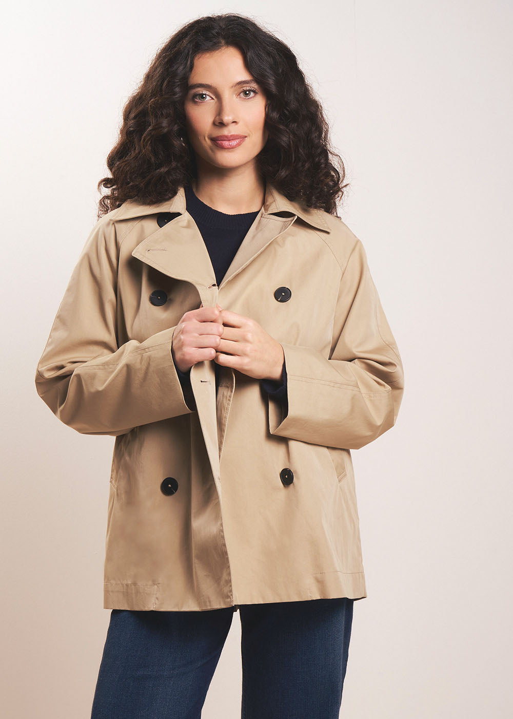 VOSTYLA Veste trench déperlante à manches raglan - 4 - Sud Express - Sud Express