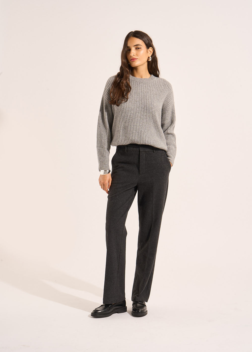 Pantalon de tailleur large - Sud Express - 6 - Sud Express