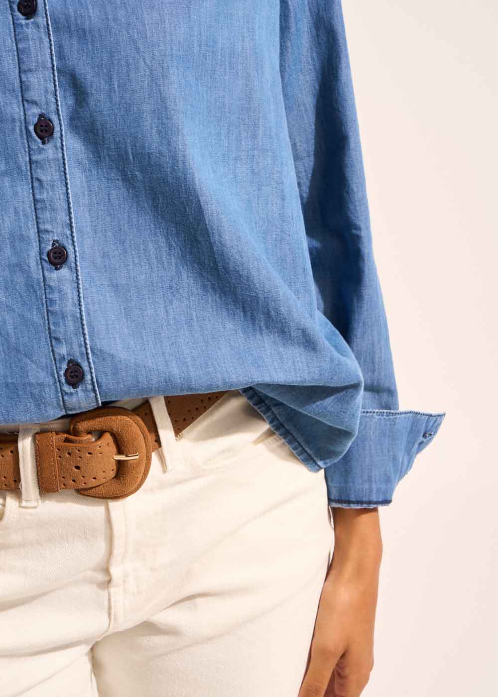 Chemise en denim oversized - Sud Express - 6 - Sud Express