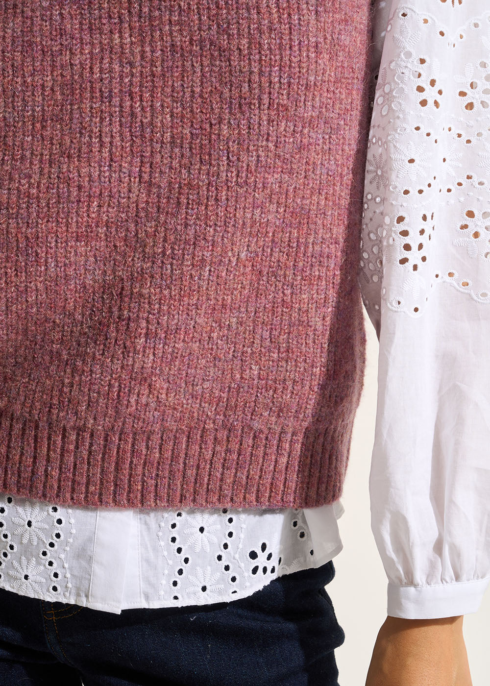 Pull sans manche à col rond - Sud Express - 5 - Sud Express