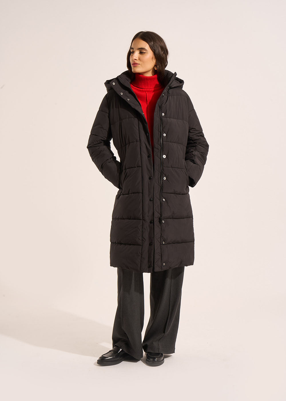 Doudoune longue irisée déperlante avec capuche - Sud Express - 5 - Sud Express