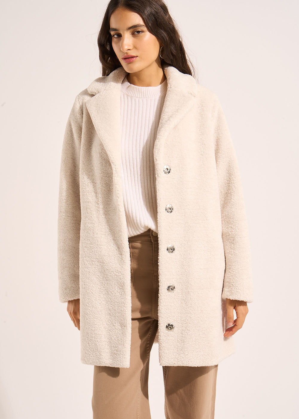 Manteau fausse fourrure - Sud Express - 6 - Sud Express