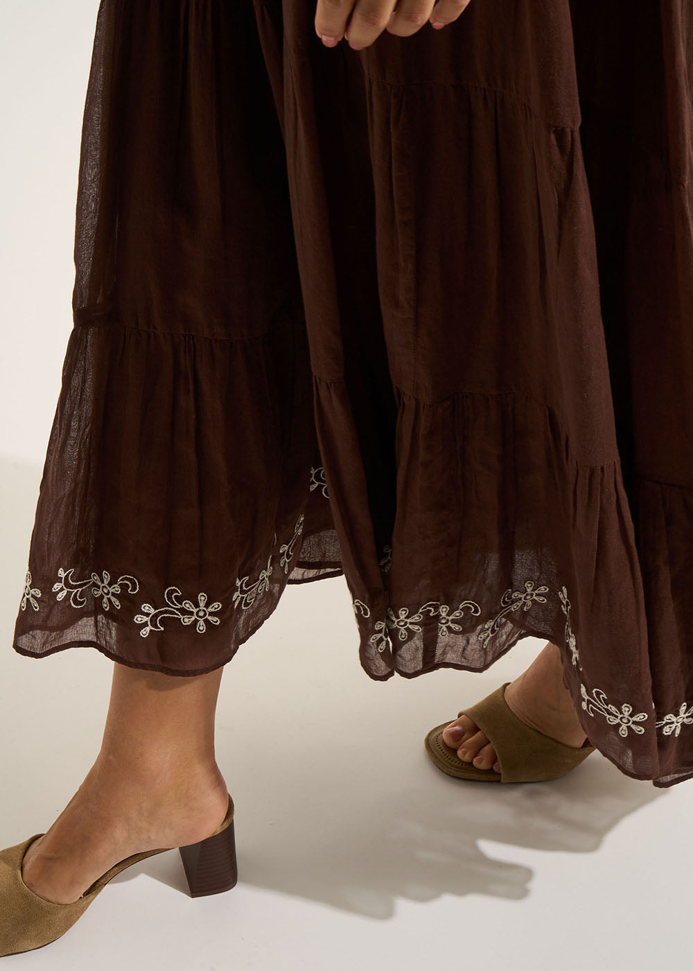 ROBANA Robe longue oversize brodée - 4 - Sud Express - Sud Express