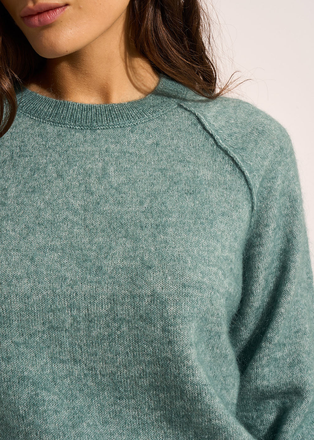 MIGUEL Pull en mohair col rond - 2 - Sud Express - Sud Express