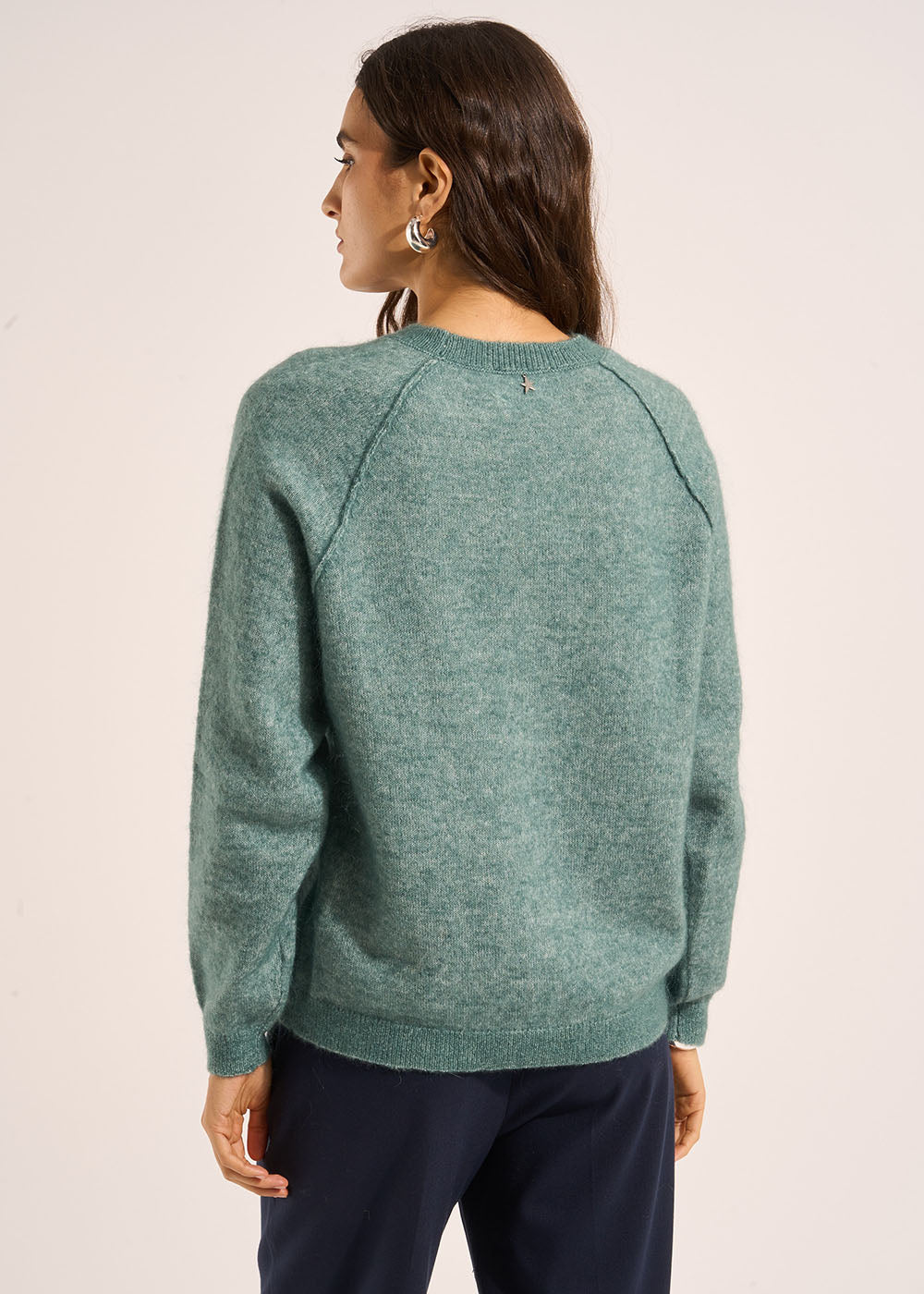 MIGUEL Pull en mohair col rond - 3 - Sud Express - Sud Express