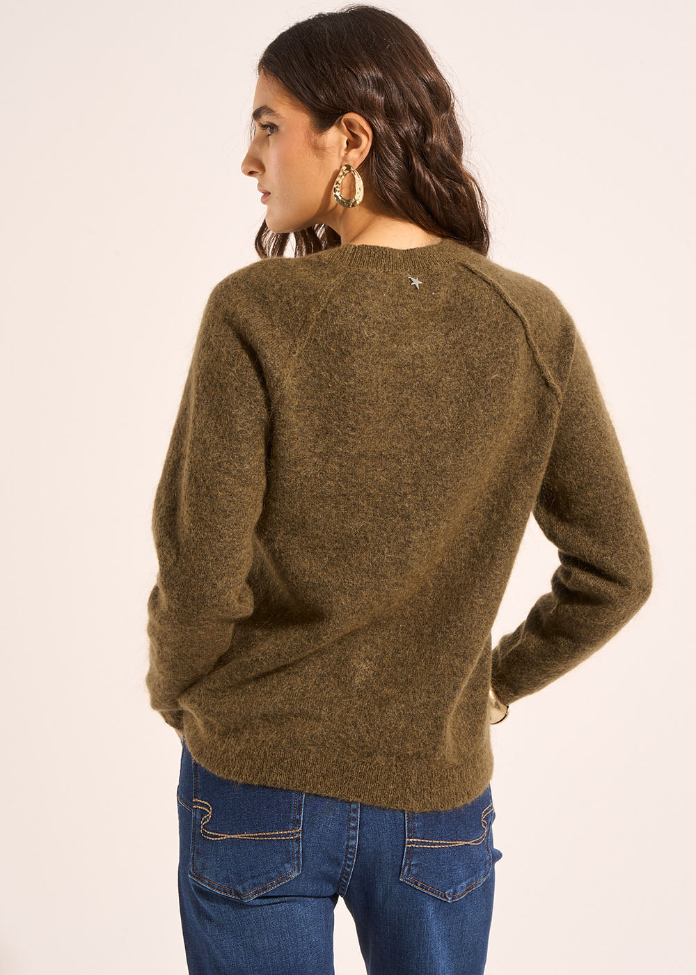 MIGUEL Pull en mohair col rond - 3 - Sud Express - Sud Express