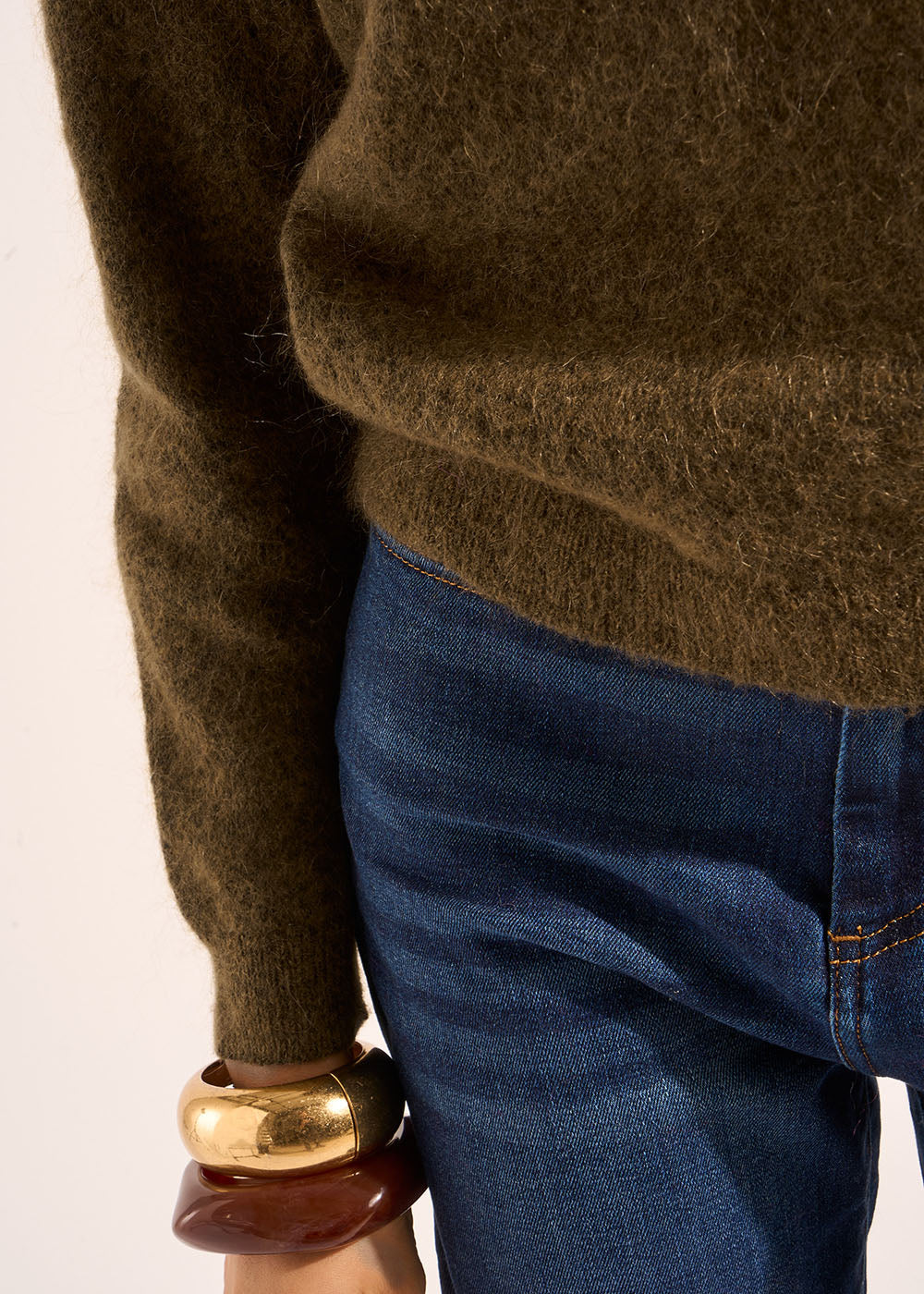 MIGUEL Pull en mohair col rond - 4 - Sud Express - Sud Express