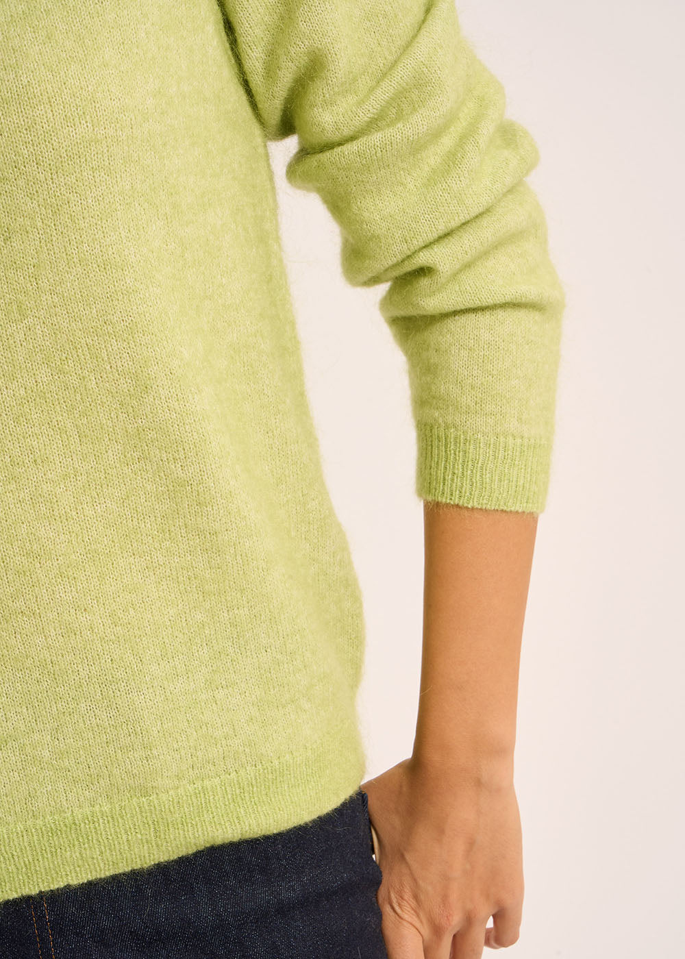 MIGUEL Pull en mohair col rond - 4 - Sud Express - Sud Express