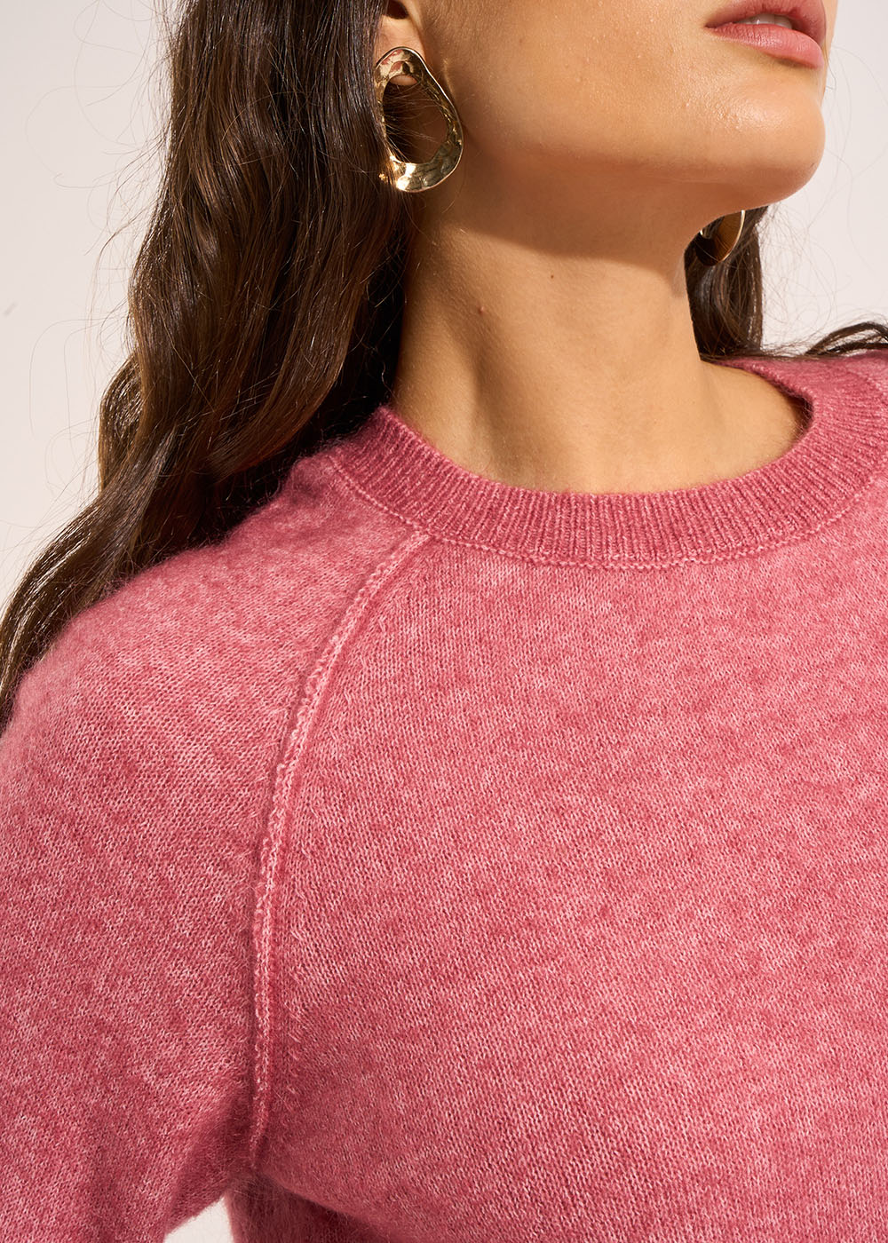 MIGUEL Pull en mohair col rond - 2 - Sud Express - Sud Express