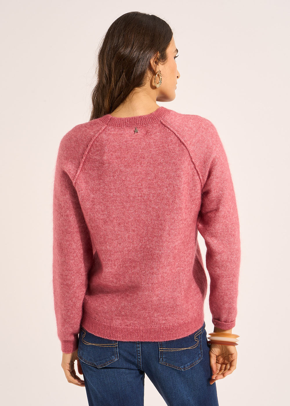 MIGUEL Pull en mohair col rond - 3 - Sud Express - Sud Express