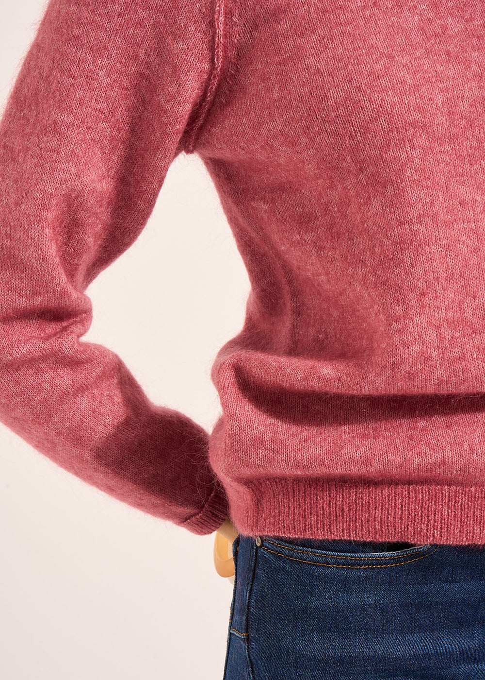 MIGUEL Pull en mohair col rond - 4 - Sud Express - Sud Express