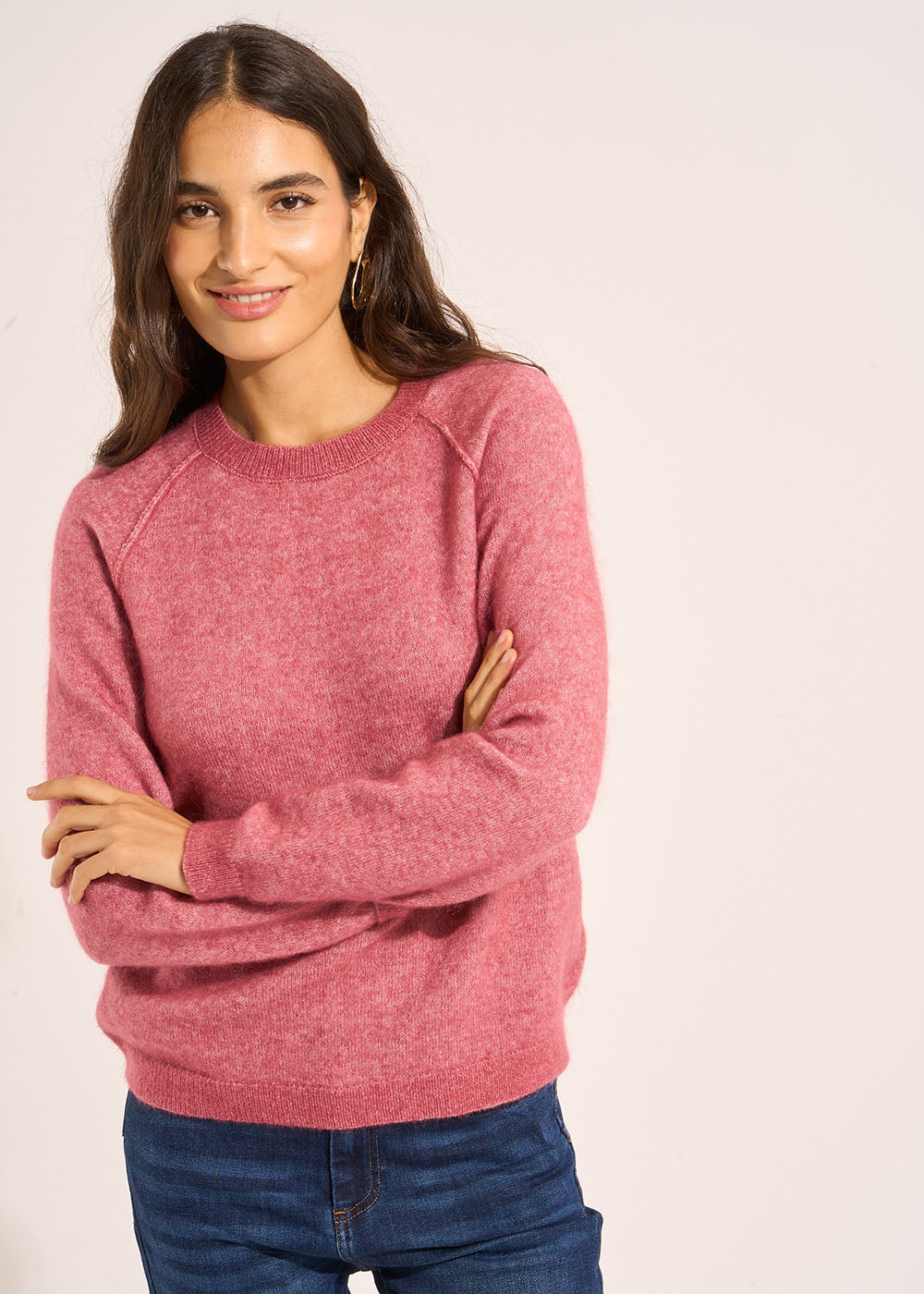 Pull en mohair col rond - Sud Express - 5 - Sud Express