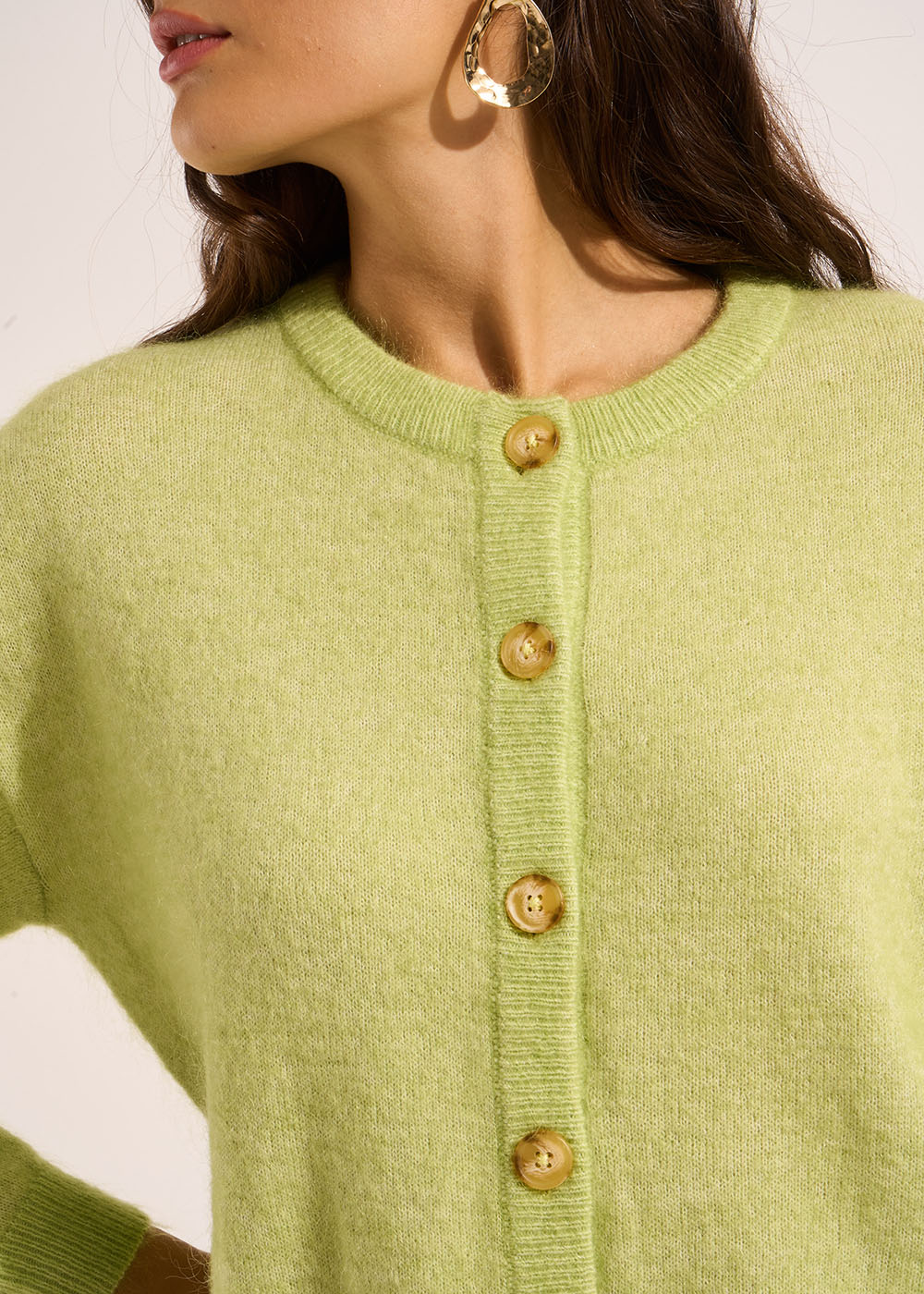 GARICAN Gilet cardigan ample à col rond - 2 - Sud Express - Sud Express