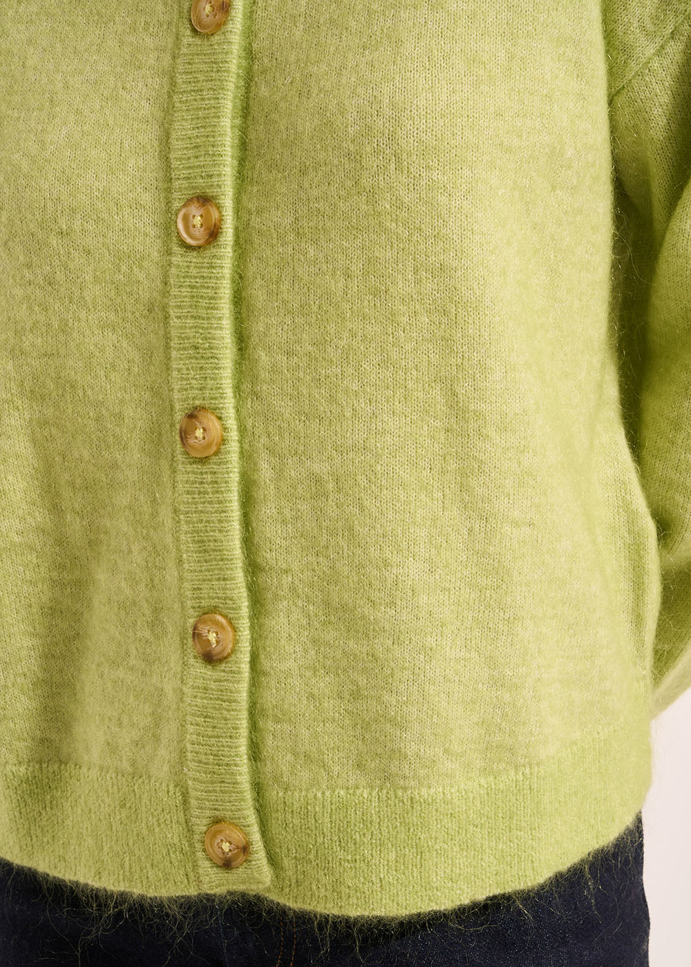 Gilet cardigan ample à col rond - Sud Express - 6 - Sud Express