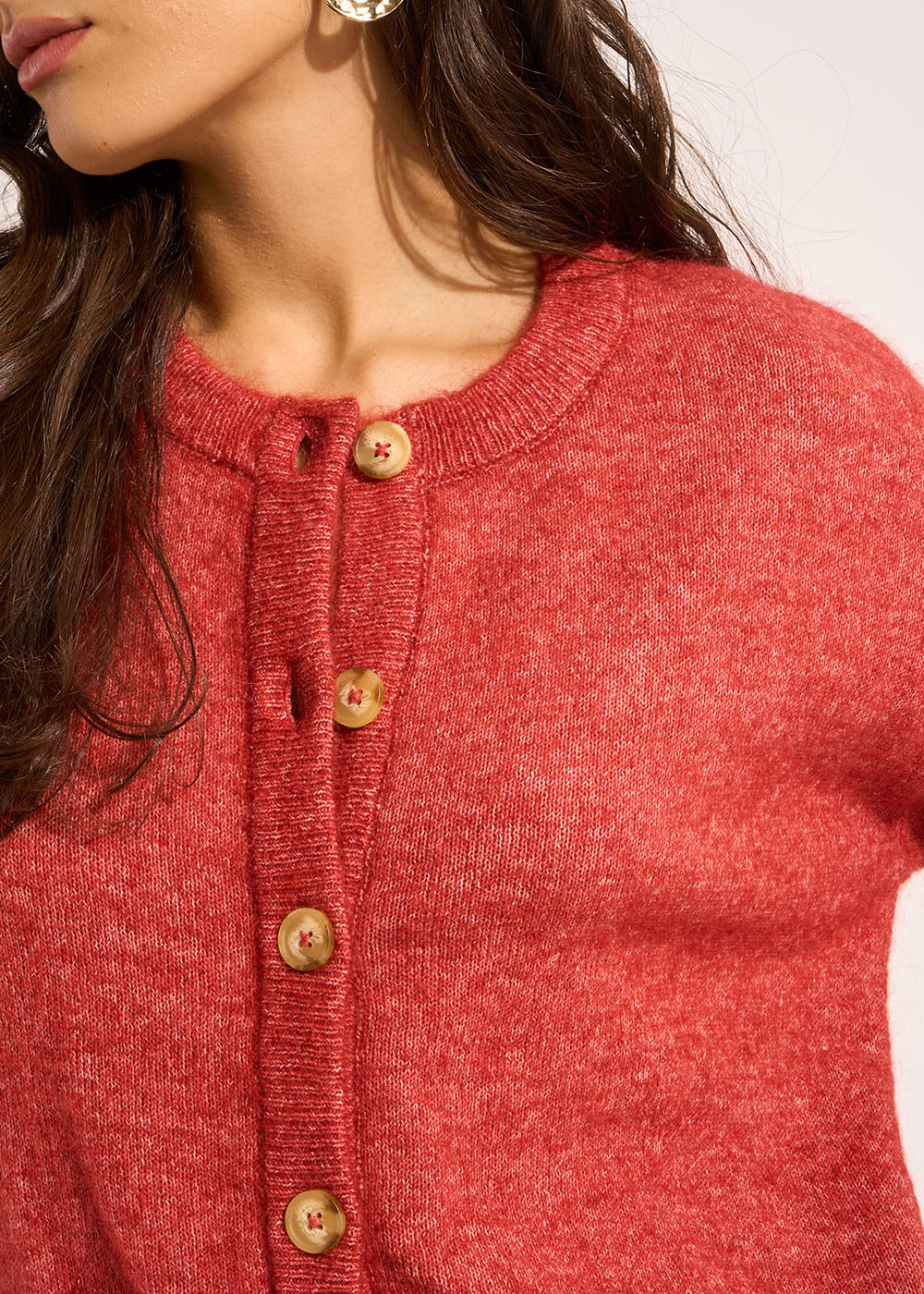 GARICAN Gilet cardigan ample à col rond - 2 - Sud Express - Sud Express