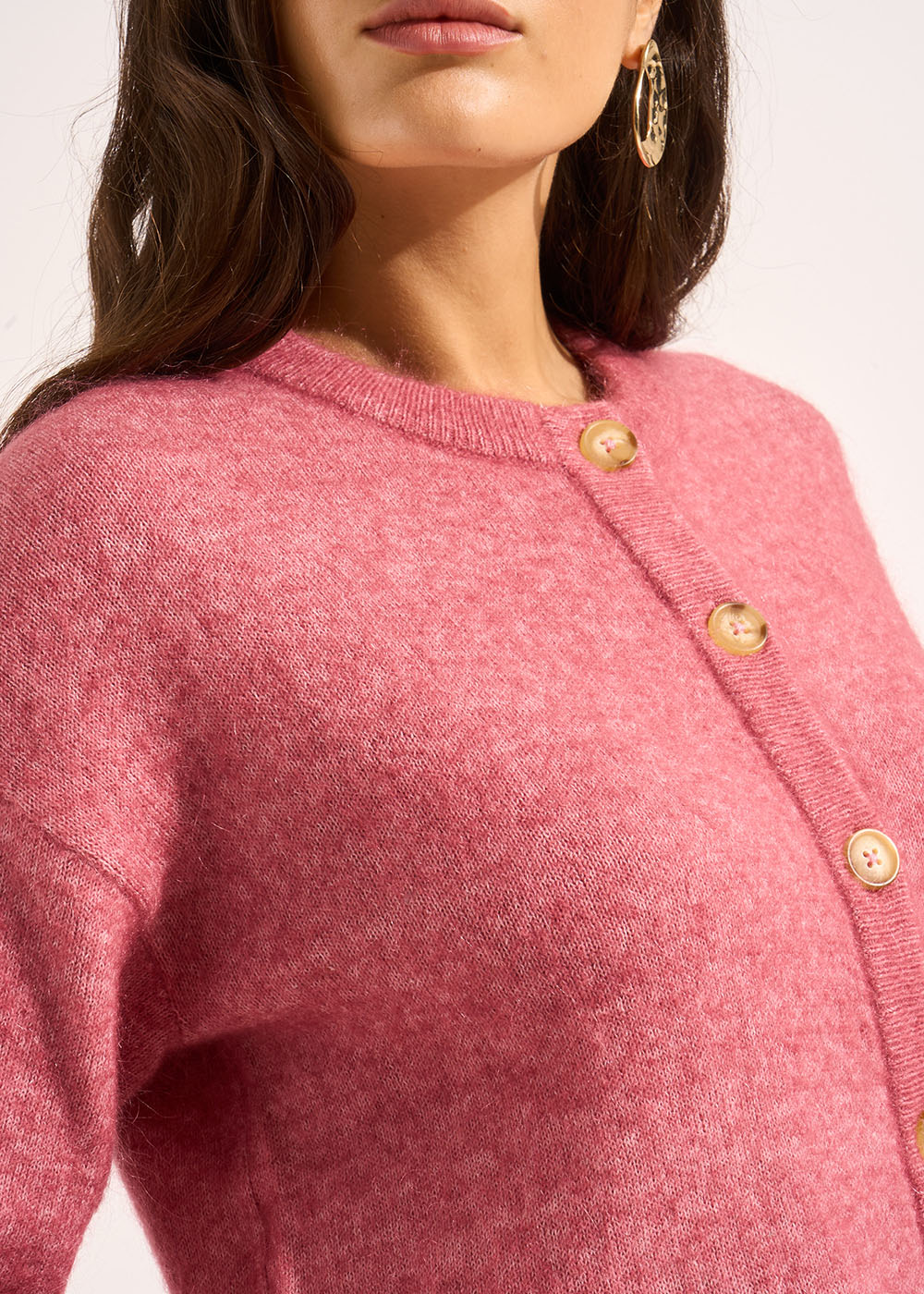 GARICAN Gilet cardigan ample à col rond - 2 - Sud Express - Sud Express