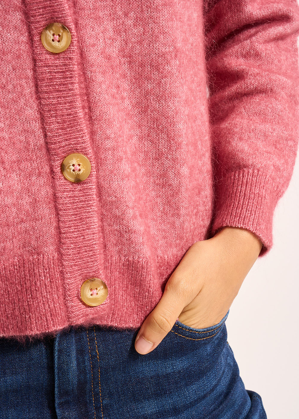 GARICAN Gilet cardigan ample à col rond - 4 - Sud Express - Sud Express