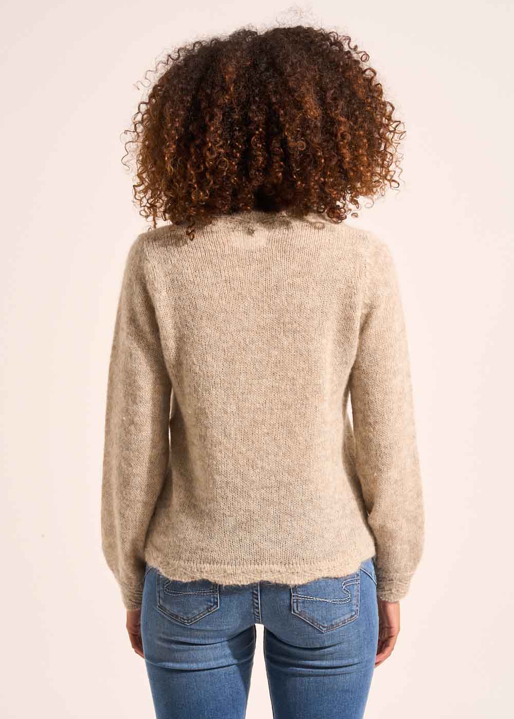 MARFY Pull col V détails crochet - 3 - Sud Express - Sud Express