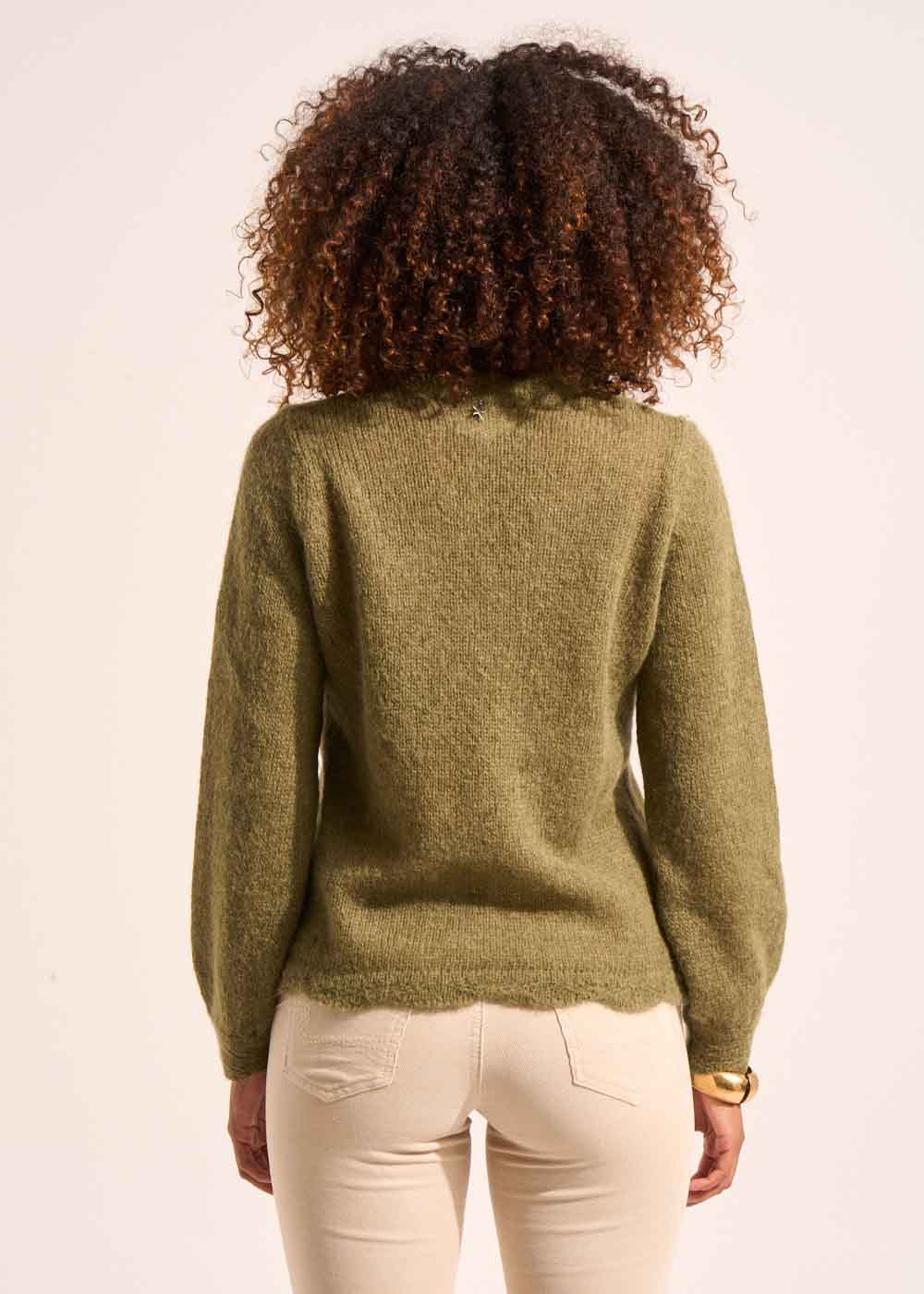 MARFY Pull col V détails crochet - 3 - Sud Express - Sud Express