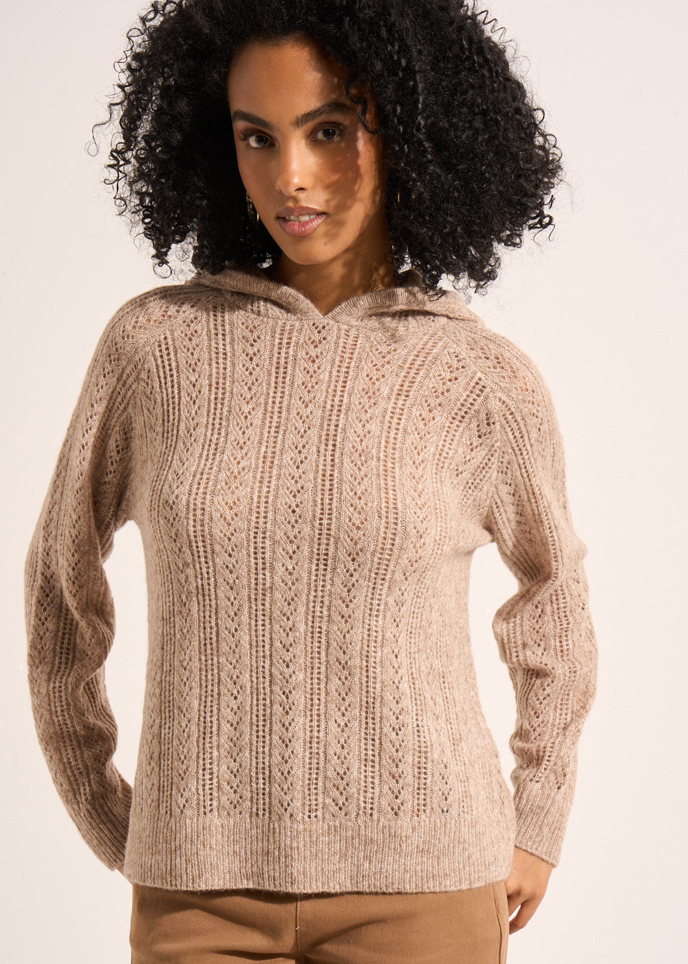 MASHAPOU Pull ample à capuche - 1 - Sud Express - Sud Express