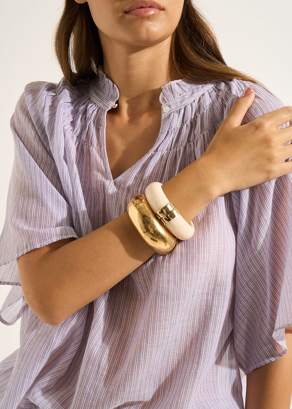 TEZALOU Top fluide à fines rayures - 2 - Sud Express - Sud Express