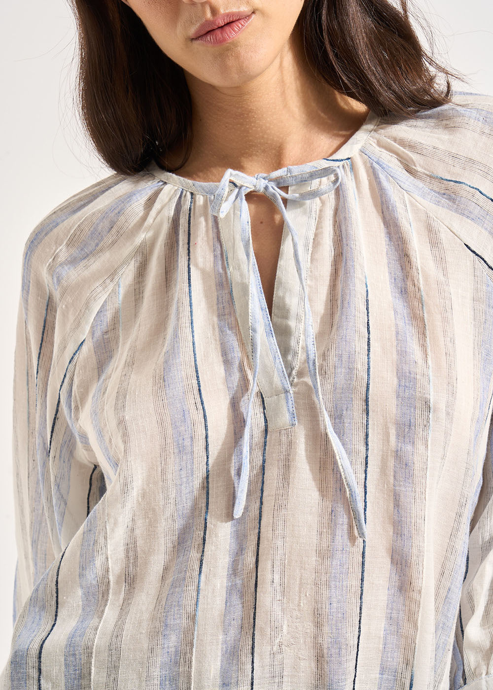 TOBALT Blouse rayée en coton - 1 - Sud Express - Sud Express